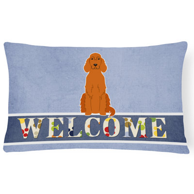 Coussin lombaire irlandais Welcome Setter