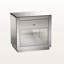 Table de bout Nivara avec 1 tiroir et 1 tablette de style Hollywood Glamour