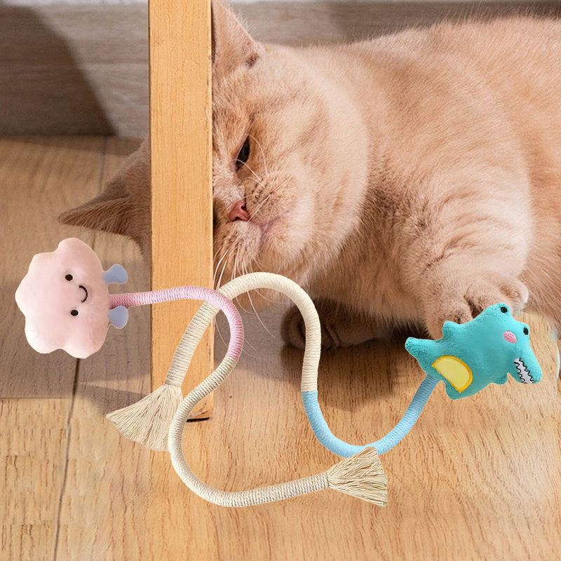 Jouets pour chat avec cordes à mâcher 21,65 po