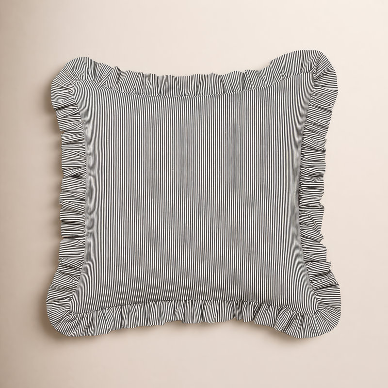 Coussin Birch Lane, Plumes, Noir, noir, noir, noir