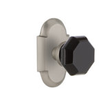 Cottage Plate with Waldorf Black Door Knob