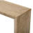 TREXM 60" Modern Farmhouse Console Table With 2 Concealed Drawers, Waterfall Design Entryway Table With Thickened Legs & Rustic Wood Grain For Living Room, Entryway & Hallway-2100742642