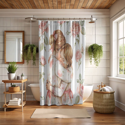 Motherly Affection - Premium Shower Curtain 17