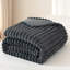 Striped Plush Lightweight Throw Blanket, Ultra Soft & Cozy for Sofa Couch Bed, Machine Washable-125310133-125310137