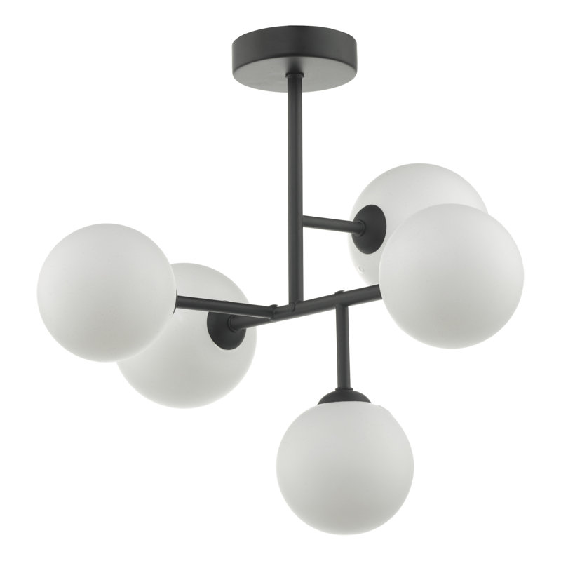 Brenda Glass Semi Flush Mount
