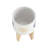 S/2 5/8" FUNKY PLANTER W/ STAND