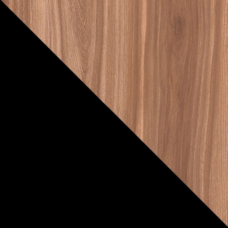 Berthena Storage Bookcase, Brown/Black