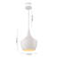 Shelbie 1 - Light Matte White Bowl Pendant