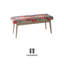 Banc recouverts de tissu d'ameublement