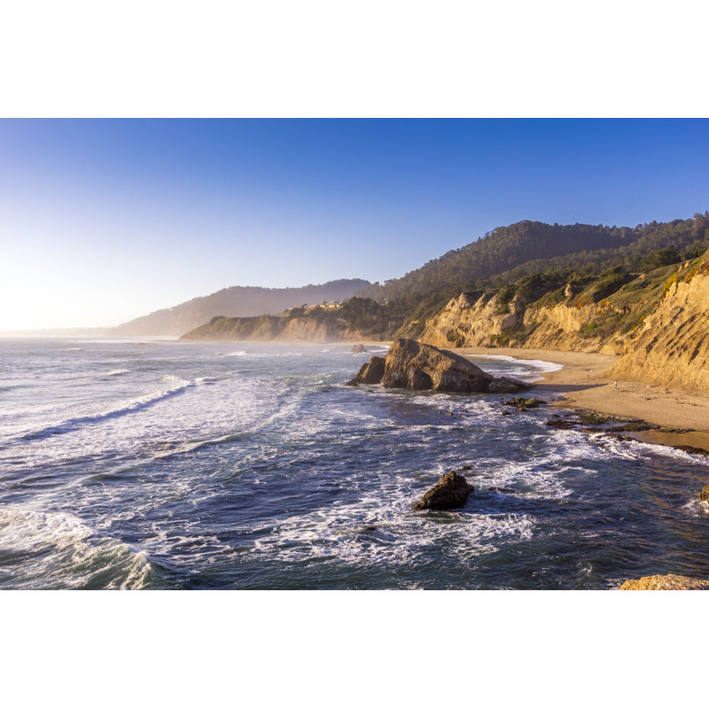 Big Sur California Coast by Spondylolithesis - Wrapped Canvas Print, 51cm H x 76cm W x 3.8cm D