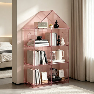 Acrylic Display Shelf Open Storage Bookcase