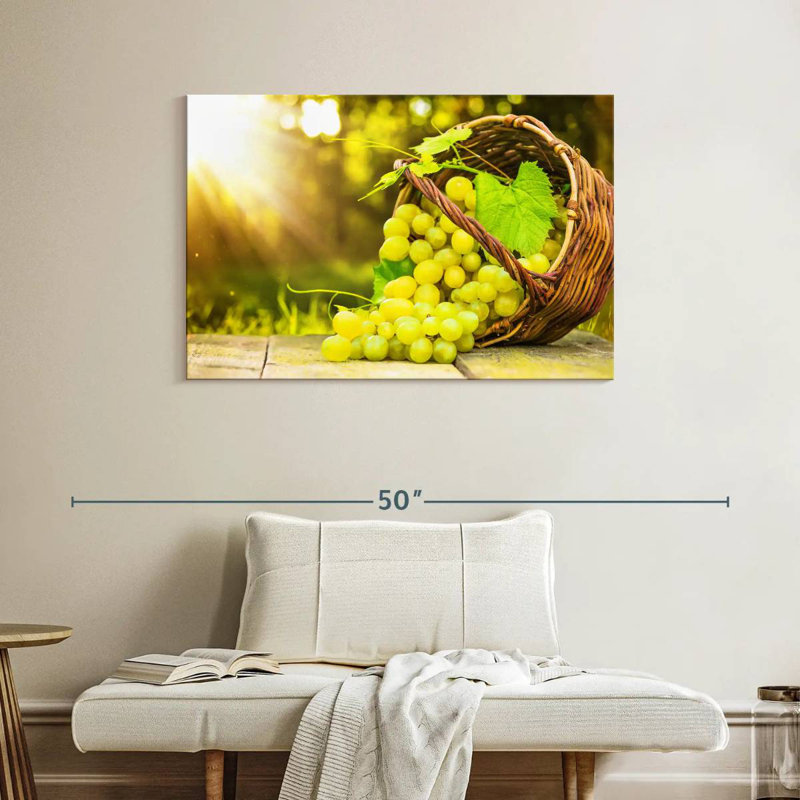 Yarlin Freshly Picked Grapes, 26" H x 39" W