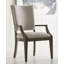 Fauteuil Baldrige en brun / beige