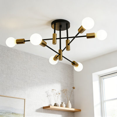 Lustre sphérique spoutnik à 6 lumières Coblitz