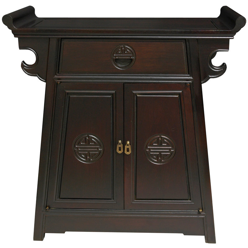 Dianah Solid Wood Accent Cabinet