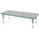 Laminate Adjustable Rectangle 8 Students Activity Table