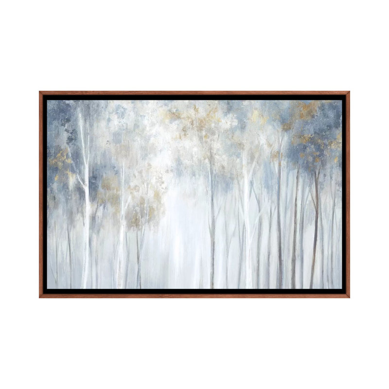 «Forest Magic» par Eva Watts - reproduction d'art, H 26 po x l 40 po x 1,5 po, Toile avec cadre en bois brun classique