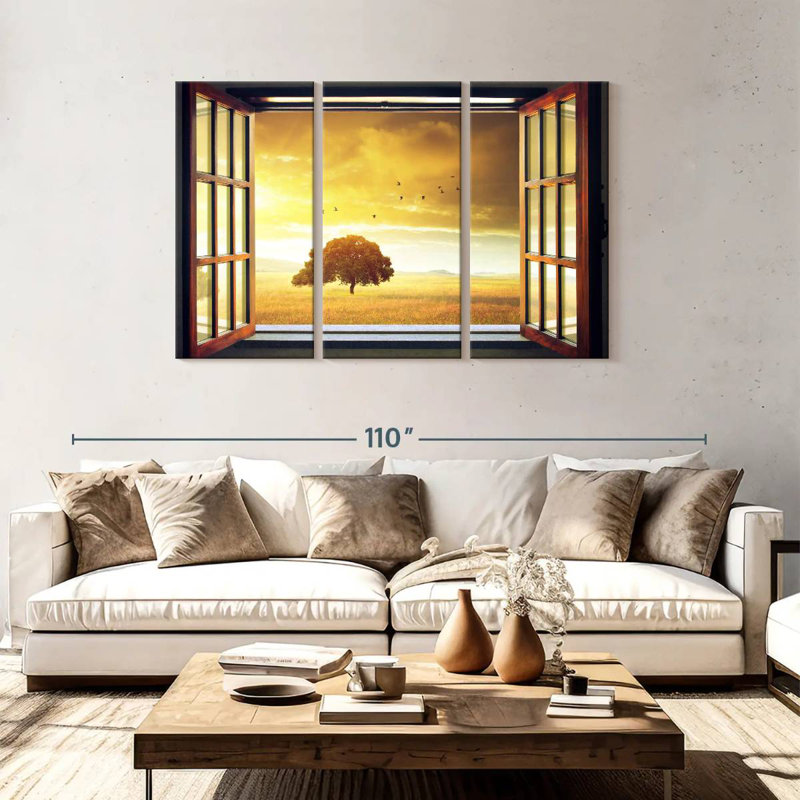 Harnek Sunny Spring Window, 48" H x 74" W