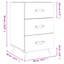 Bursten 40cm W Iron Bedside Table-2000424089