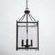 Clements 4 Light Dimmable Lantern Chandelier