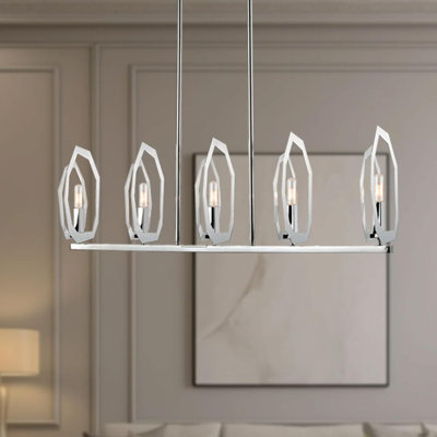 Luminaire de lustre 5 lumières (ampoule non incluse)