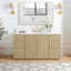Meuble-lavabo sur pied simple 60 po avec plateau en quartz Calacatta et miroir Rally-1149769044