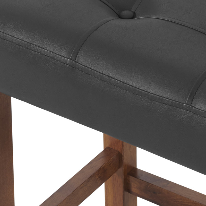 Tabouret de bar Suneta, Noir / brun