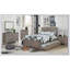 Mobilier de chambre à coucher avec poignées rondes en bois brossé de style transitionnel 1Pc