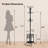 Freestanding Metal Coat Tree with 12 Hooks（Round）-1010605472
