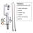 Bathroom Sink Faucet With Spray Function And Temperature Display For Anti-Skid Switch And Hot & Cold And 360° Rotary-114652845