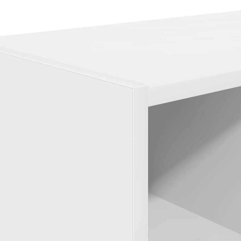 Stefenie 4 Pair Stackable Shoe Rack, White
