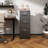 3 Drawer File Cabinet With Lock Metal Vertical File Cabinet Office Home, A4 Legal/Letter Size Narrow File Cabinet Locked,Assembly Required-121351192