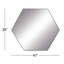 Miroir mural hexagonal en bois avec cadre minimaliste-1824171746