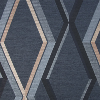 Superfresco Easy Charcoal Prestiage Geometric Wallpaper