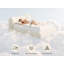 Structure de lit entièrement en mousse avec tête de lit détachable en éléphant de 5,9 po, structure de lit tapissier Sherpa, aucun assemblage requis, sans bruit, aucun sommier tapissier requis-323223629-323223630