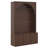 Arched Hall Tree With Storage Bench, 4 Golden Hooks, Entryway Bench With 3 Cabinets And Adjustable Shelves-1379515081