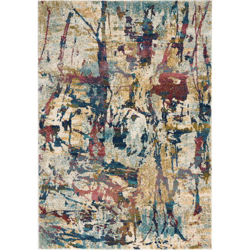 Beaudoin Abstract Area Rug, Rectangle 122 x 183cm