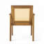 Chaise de salle à manger d'extérieur avec coussin Preston (ensemble de 2)