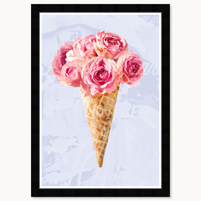 Cône floral, Cadre noir