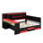 Modern Bed Frame with Built-in Charging Station and Storage Drawers-856530775