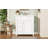 Freestanding Bathroom Vanity  With Adjustable Shelf And Drawers-653838472