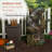 Cascading Rock and Tree Trunk Fountain with LED Lights