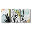 No Deckle Tropical Moderne IX - Toile tendue avec châssis sur mesure - 3 pièces-635125311