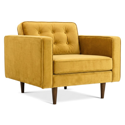 Fauteuil capitonné large de 95,76 cm Ney