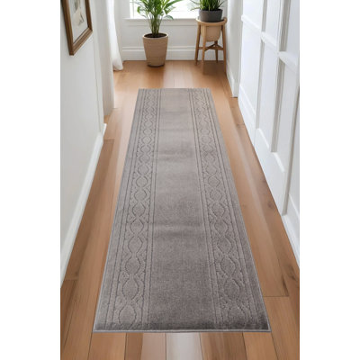 Tapis gris anti-dérapant à chaînes personnalisées