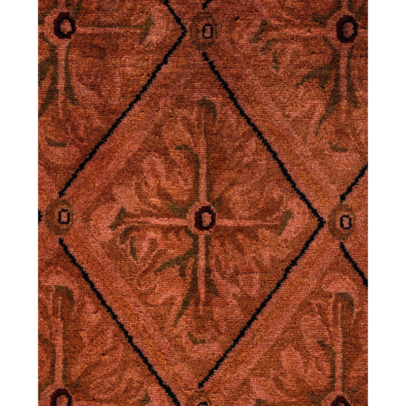 Overdyed One-of-a-Kind 8' 2" X 10' 1" Hand Knotted Area Rug