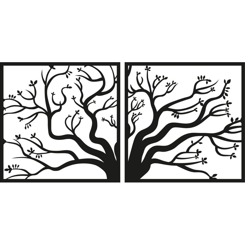 Elegant Black Metal Wall Art Decor, 39.4 x 19.7 inches | 100% Metal Construction (Thickness: 0.06 inches) | Easy Wall Mounting for Home, Office, or Gallery | Stylish Decorative Accessory for Any Space