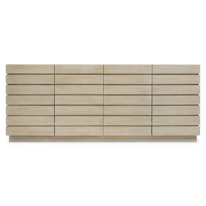 Bernhardt Asana Slatted Entertainment Credenza