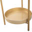 Support à plantes polyvalent en métal doré 2 pliable pour économiser de l'espace, intérieur et extérieur, support moderne en métal, pour différentes utilisations