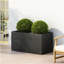 Grand pot de fleurs d'extérieur carré L 35 po-881333224-881333225